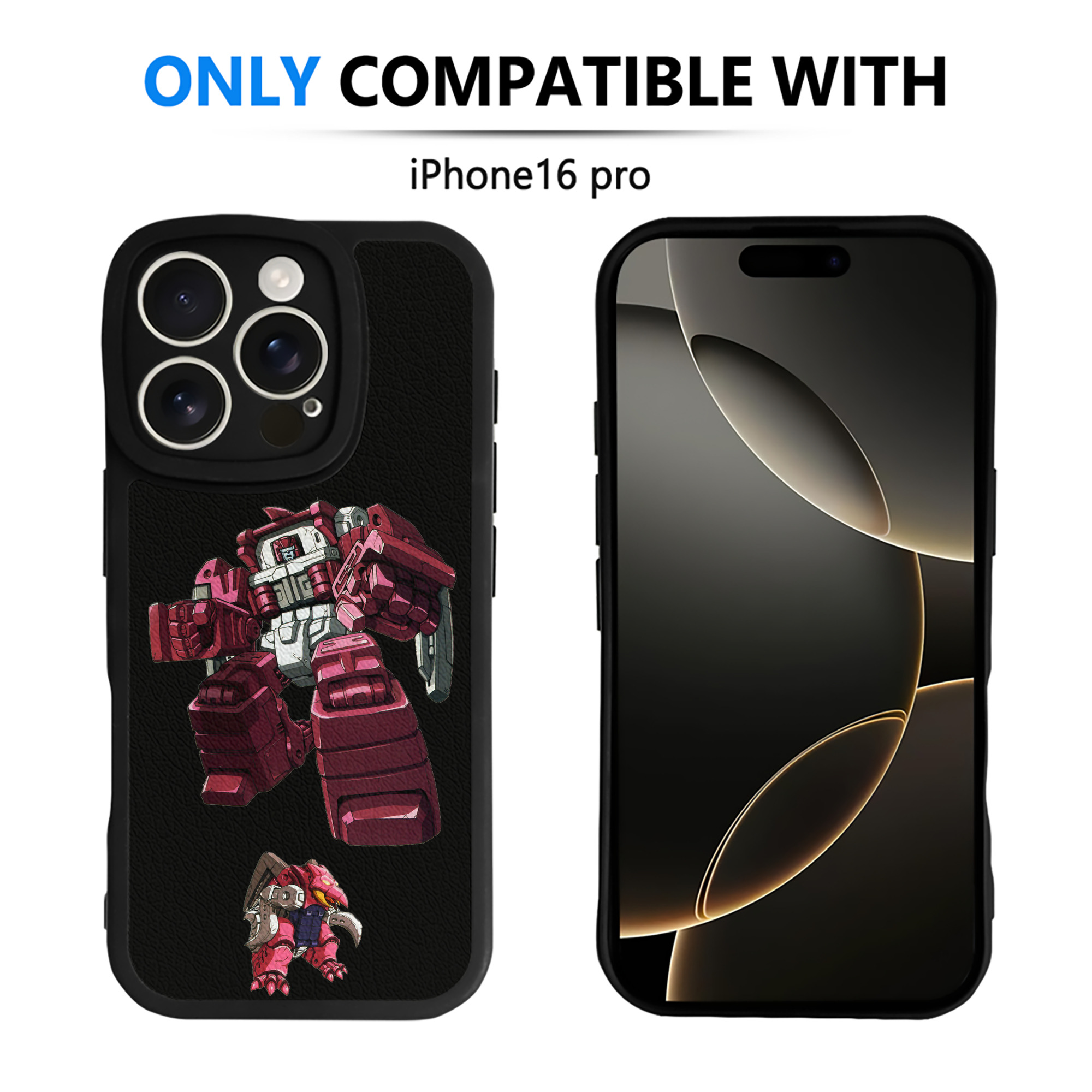 （画像用）  【iPhone 16シリーズ対応】シリコンスマホケース（レザー調） 材質：シリコン